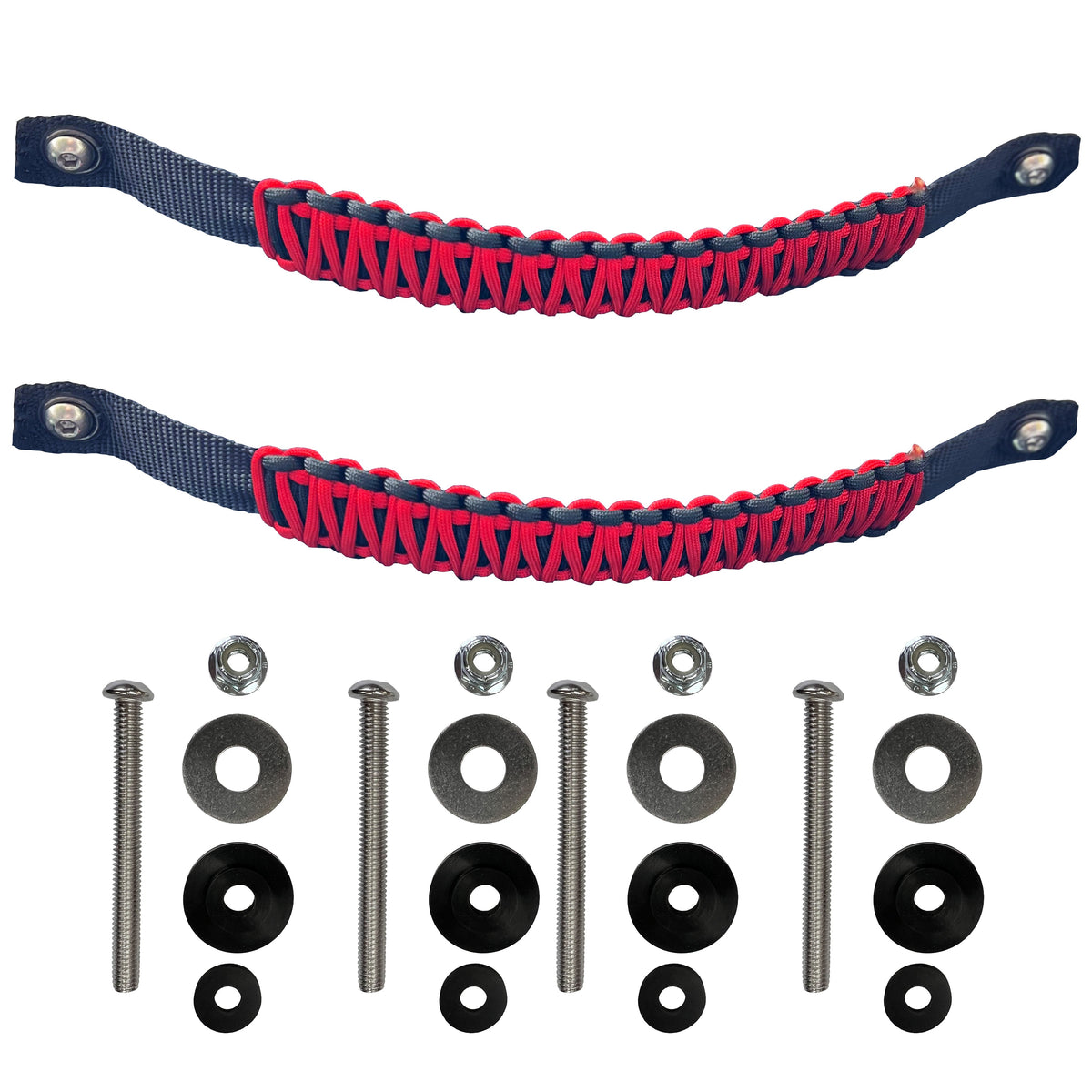 Bolt-On Paracord Grab Handles — Jeep Wrangler JL 2018+ | Bartact