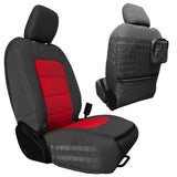 Bartact Jeep Wrangler Seat Covers graphite / red / Same as insert Color Front Tactical Seat Covers for Jeep Wrangler Mojave & 392 JLU 2024+ BARTACT - (PAIR) - For Mojave & 392 Editions ONLY