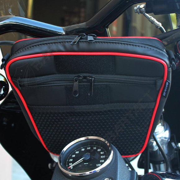 Bartact Bags and Pouches Vinyl / Red Dyna Motorcycle T-Bar Bag by Bartact