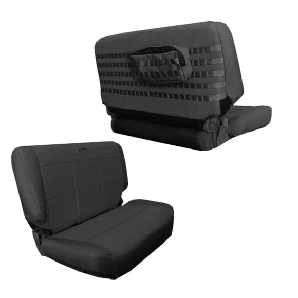 Bartact cpb_product Rear Bench Tactical Seat Cover for Jeep Wrangler TJ 1997-02 Bartact w/ MOLLE