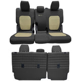 Bartact Ford Bronco Seat Covers black / khaki / Same as insert Color Bartact Tactical Rear Bench Seat Covers for 4 Door Ford Bronco 2021 - 2022 - NO Armrest Only