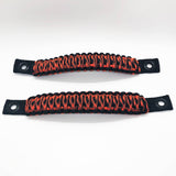 Bartact Grab Handles Black / Orange Camo Bartact Paracord Grab Handles compatible with Ford Bronco 2021 2022 Roll Bar Front or Rear (Pair of 2) Made in USA