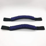 Bartact Grab Handles Black / Purple Paracord Grab Handles for Headrests of Jeep Wrangler JK, JKU, JL, JLU, Gladiator, Toyota Tacoma, Ford Bronco and other vehicles with removable head rests (PAIR of 2)