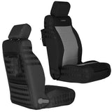 Bartact Jeep Wrangler Seat Covers black / graphite Front Tactical Seat Covers for Jeep Wrangler JK & JKU 2007-10 BARTACT (PAIR) w/ MOLLE - Non SRS Air Bag Compliant