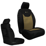Bartact Jeep Wrangler Seat Covers black / khaki Front Tactical Seat Covers for Jeep Wrangler JK & JKU 2013-18 BARTACT (PAIR) w/ MOLLE - SRS Air Bag Compliant