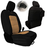 Bartact Jeep Wrangler Seat Covers black / khaki / Same as insert Color Front Tactical Seat Covers for Jeep Wrangler JL 2018-22 2 Door ONLY (NOT for Mojave or 392 Edition) Bartact w/ MOLLE