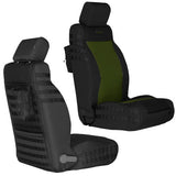 Bartact Jeep Wrangler Seat Covers black / olive drab Front Tactical Seat Covers for Jeep Wrangler JK & JKU 2011-12 BARTACT (PAIR) w/ MOLLE - Non SRS Air Bag Compliant