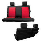 Bartact Jeep Wrangler Seat Covers Rear Bench Tactical Seat Covers for Jeep Wrangler JL 2018-22 2 Door Bartact w/ MOLLE