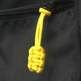 Bartact Miscellaneous 5 / Yellow Paracord Zipper Pulls (w/ key ring) - qty 5 - Hand Woven USA 550 Paracord - Bartact