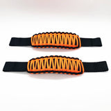 Bartact Miscellaneous Bright Orange Adjustable Paracord Door Limiting Straps (pair of 2) for 1976-06 Jeep Wrangler CJ, YJ, TJ