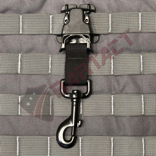 MOLLE Attachments by Bartact - PALS/MOLLE Acetal T-Bar w/ Heavy Duty D-Rings  (pair of 2)