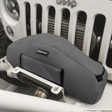 Bartact Winch Covers Graphite / Fabric Winch Cover for Warn Zeon 10 and 12 - PATENT PENDING - BARTACT