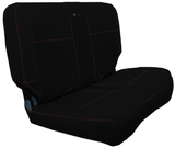 Bartact Black/Black-Black Logo/Red Stitch OVERSTOCK - 2003-06 TJ Rear Bench Cover  CLICK FOR MORE OPTIONS