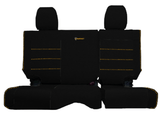 Bartact Black/black-Dozer Logo/Dozer Stitch OVERSTOCK - 2008-2012 JKU Rear 4 Door Bench CLICK FOR MORE OPTIONS