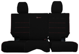 Bartact Black/Black-Red Logo/Red Stitch OVERSTOCK - 2007 JKU Rear 4 Door Bench CLICK FOR MORE OPTIONS