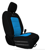 Bartact Black/Blue Blue Stitch Blue Logo CLICK FOR OPTIONS - 2018+ JL 2-Door Front Seat Cover Pair - Overstock
