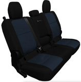 Bartact Black/Navy OVERSTOCK REAR BENCH TACTICAL SEAT COVERS FOR JEEP® GLADIATOR 2019+ ALL MODELS - WITH FOLD DOWN ARMREST ONLY! CLICK FOR MORE OPTIONS