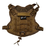 Bartact Dog Harnesses XX-Small / Coyote/Coyote BarKtact Tactical Dog Vest K9 Harness | Bartact