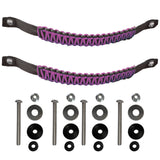 Bartact Grab Handles Baby Pink / Front Pair Paracord Grab Handles Bolt-On for Jeep® Wrangler JL & JLU 2018+ Made in USA - 550 Paracord | Bartact®