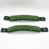 Bartact Grab Handles Chameleon Paracord Grab Handles for Jeep Wrangler JL & JLU & Gladiator 2018-24 Front (PAIR of 2) Made in USA - 550 Paracord, Bartact