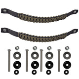 Bartact Grab Handles Coyote Brown / Front Pair Paracord Grab Handles Bolt-On for Jeep® Wrangler JL & JLU 2018+ Made in USA - 550 Paracord | Bartact®