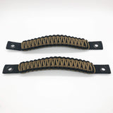 Bartact Grab Handles Coyote Brown Paracord Grab Handles for Jeep Wrangler JL & JLU & Gladiator 2018-24 Front (PAIR of 2) Made in USA - 550 Paracord, Bartact