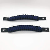 Bartact Grab Handles Midnight Paracord Grab Handles for Jeep Wrangler JL & JLU & Gladiator 2018-24 Front (PAIR of 2) Made in USA - 550 Paracord, Bartact