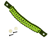 Bartact Grab Handles Neon Green-Gecko Paracord Grab Handles for Jeep® Wrangler 2018+ JL / JLU Rear Tailgate Window Made in USA - 550 Paracord | Bartact