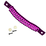 Bartact Grab Handles Neon Pink Paracord Grab Handles for Jeep® Wrangler 2018+ JL / JLU Rear Tailgate Window Made in USA - 550 Paracord | Bartact