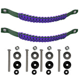 Bartact Grab Handles Purple / Front Pair Paracord Grab Handles Bolt-On for Jeep® Wrangler JL & JLU 2018+ Made in USA - 550 Paracord | Bartact®