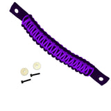 Bartact Grab Handles Purple Paracord Grab Handles for Jeep® Wrangler 2018+ JL / JLU Rear Tailgate Window Made in USA - 550 Paracord | Bartact