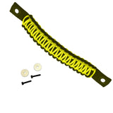 Bartact Grab Handles Yellow Paracord Grab Handles for Jeep® Wrangler 2018+ JL / JLU Rear Tailgate Window Made in USA - 550 Paracord | Bartact