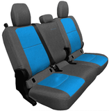 Bartact Graphite/Blue ***NO HEADREST COVERS*** OVERSTOCK REAR BENCH TACTICAL SEAT COVERS FOR JEEP® GLADIATOR 2019+ ALL MODELS - WITHOUT FOLD DOWN ARMREST ONLY! CLICK FOR MORE OPTIONS