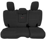 Bartact Graphite/Graphite Red Logo CLICK FOR OPTIONS - 2018+ JLU 4-Door Rear Bench (WITH Armrest) Seat Covers - Overstock (Copy)