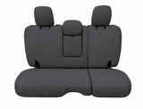 Bartact Jeep Wrangler Seat Covers Graphite Rear Bench Seat Covers for Jeep® Wrangler JLU 2018+ 4 Door - Base Line Performance ( WITH fold down armrest) - NOT for 4XE Edition | Bartact®