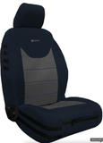 Bartact Navy/Graphite ***NO HEADREST COVERS*** OVERSTOCK - 2013-18 JK & JKU Front Seat Cover Pair (NO SRS Airbag) CLICK FOR MORE OPTIONS