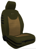 Bartact Olive/Coyote OVERSTOCK - 2013-18 JK & JKU Front Seat Cover Pair (With SRS Airbag) - 2013-18 JK & JKU Front Seat Cover Pair (With SRS Airbag) CLICK FOR OPTIONS
