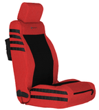 Bartact Red/Black OVERSTOCK - 2007-2012 JK & JKU Front Seat Cover Pair (NO SRS Airbag) CLICK FOR MORE OPTIONS