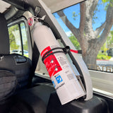 Bartact Roll Bar Accessories Fire Extinguisher Mount for Jeep Wrangler JLU | Aluminum w/ Optional 2.5 - 5 LB Fire Extinguisher | Bartact (Patent Pending) | Made in USA