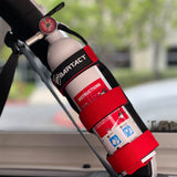 Bartact Roll Bar Accessories Red / Fire Extinguisher Holder Only Fire Extinguisher Holder Mount for padded Roll Bars Holds Optional 2.5 - 5 LB Extinguisher | Bartact