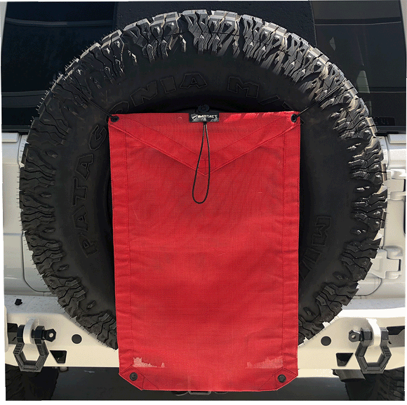 Bartact Spare Tire Trash Bag & Pet Divider Pat Pend for Jeep Wrangler, Gladiator, & Ford Bronco - Bartact