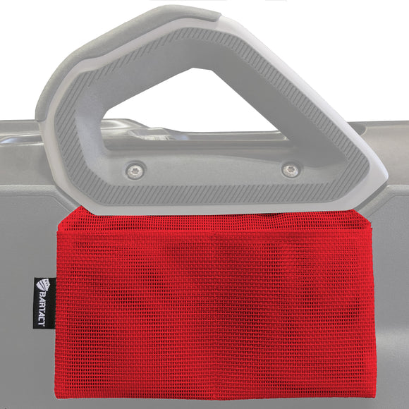Bronco Accessories Console Organizer Pouch for Ford Bronco 2021 2022 2023 Center Console Passenger Side Lower Area Bartact (Pat Pending) Red