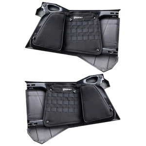 Bartact Bags and Pouches Black Polaris RZR Door Bags/MOLLE Panel REAR Pair (Driver and Passenger) w/ PALS / MOLLE Panel Bartact