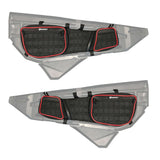 Bartact Bags and Pouches Red Can Am X3 Door Bags, FRONT Pair (Driver and Passenger) w/ PALS / MOLLE and lockable interior pistol pocket, Bartact