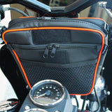 Bartact Bags and Pouches Vinyl / Orange Dyna Motorcycle T-Bar Bag by Bartact