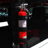 Bartact Fire Safety & Medical Black Fire Extinguisher & Holder Combo - Bartact 3 Strap Universal Padded Roll Bar Fire Extinguisher holder for Amerex B500 5 LB - ABC Fire Extinguisher included