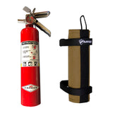Bartact Fire Safety & Medical Red - Coyote Fire Extinguisher & Holder Combo - Bartact Extreme Roll Bar Fire Extinguisher holder for Amerex B417T 2.5 LB - ABC Fire Extinguisher included - PALS/MOLLE Compatible