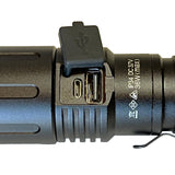 Bartact Flashlight Knight Torch M36ZPB High Output Zoomable Rechargeable Weatherproof Flashlight