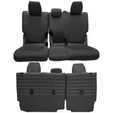 Bartact Ford Bronco Seat Covers black / black / Same as insert Color Bartact Tactical Rear Bench Seat Covers for 4 Door Ford Bronco 2021 - 2022 - NO Armrest Only