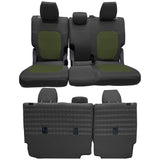 Bartact Ford Bronco Seat Covers black / olive drab / Same as insert Color Bartact Tactical Rear Bench Seat Covers for 4 Door Ford Bronco 2021 - 2022 - NO Armrest Only